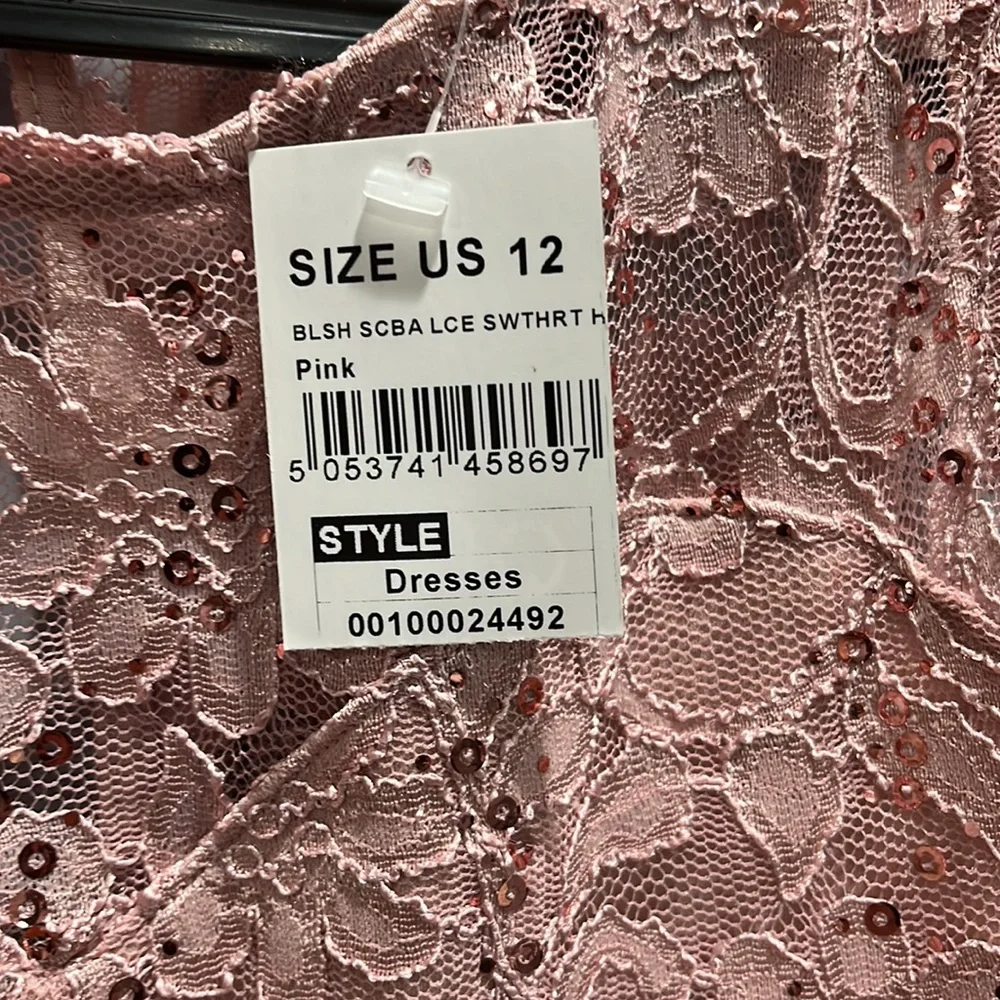 Brand New with Tags Quiz Blush Lace Sweetheart Neck - Picture 7 of 7